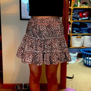 Cheetah Print Skirt